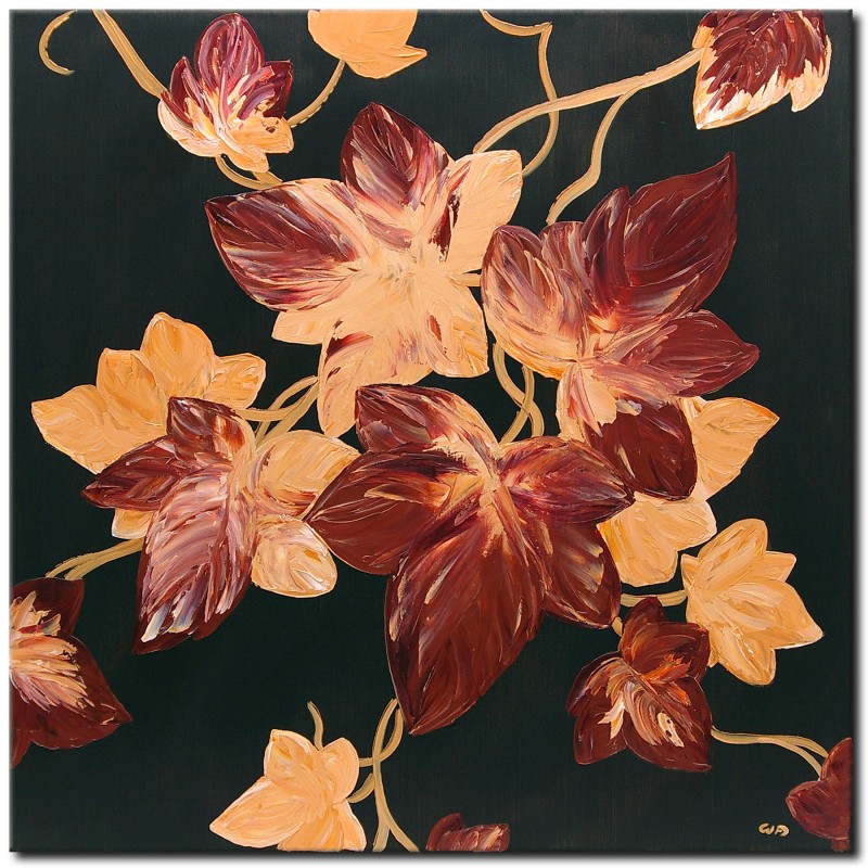 Gemälde Acryl Original abstrakte Malerei Kunst modern Blumen Baum Unikat Bild handgemalt